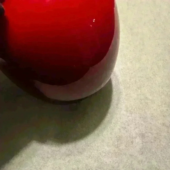 Beautiful Red and Green Apple Glass Paperweight - Picture 6 of 8